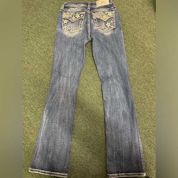 Miss Me Mid-Rise Tailored Boot Jeans size 26 - Picture 3 of 5